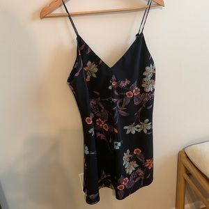 Free people floral mini dress
